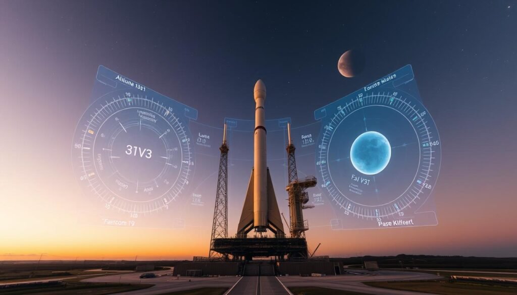 Falcon 9 rocket launch parameters